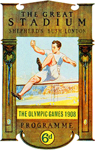 1908 Olympic Program cover design