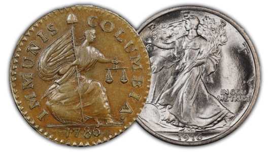 Examples of Flags on US Coins