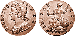 1731 ha'penny